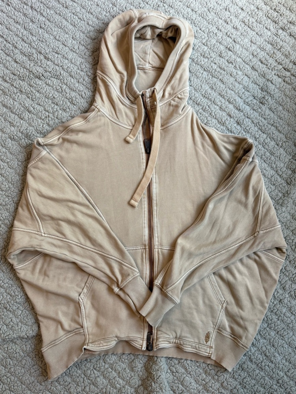 Like New FP Movement Zip-Up Hoodie-Small